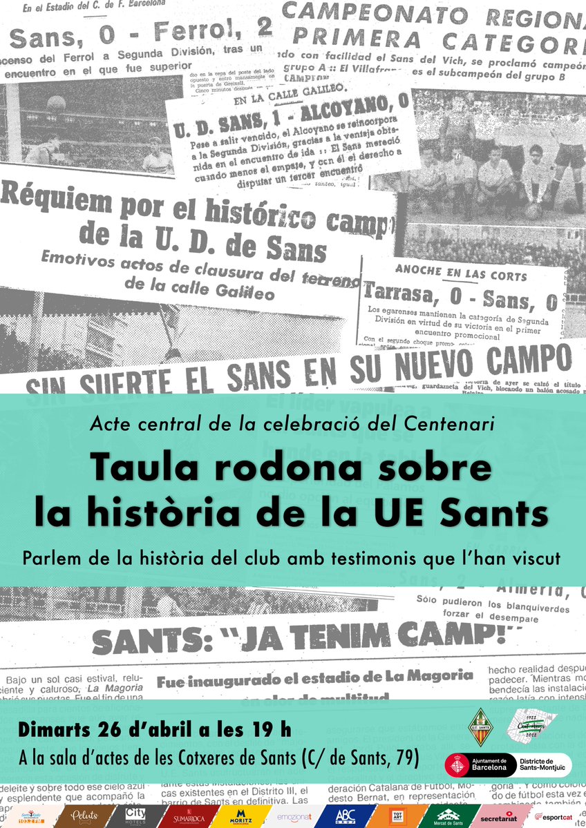 Centenari UE Sants tweet media