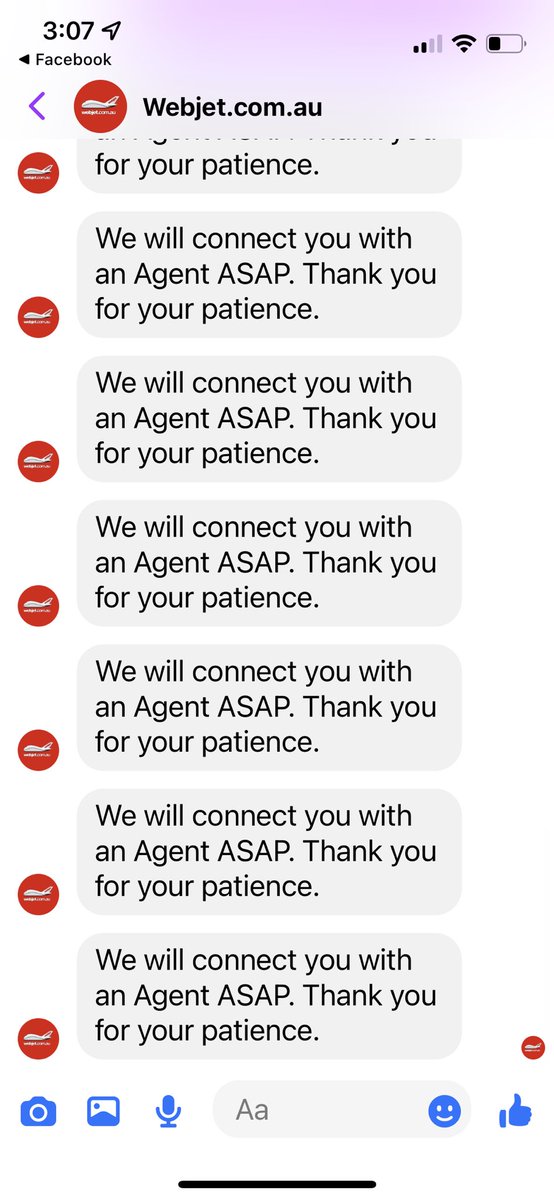 notjustaTL's tweet photo. Webjet @Webjet_AU I found out through luck (random news site) that my flights to/from NZ is 2 months have been cancelled. No contact from Webjet (or Virgin) to let me know. I have been trying to contact you on phone, email, messages for several days. #ruinedholiday #avoidwebjet https://t.co/YslBFtBMt7