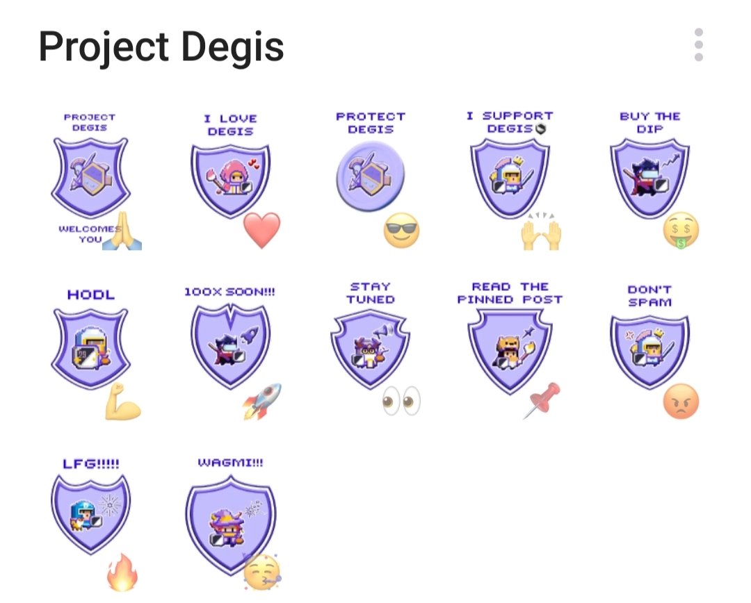 BuddyAltcoin's tweet photo. Simple, Neat and Attractive Stickers for you @ProjectDegis https://t.co/HIhOTjmicc #Degis #StickerContest #DegisStickerContest $DEG https://t.co/PrJmTpkJz7