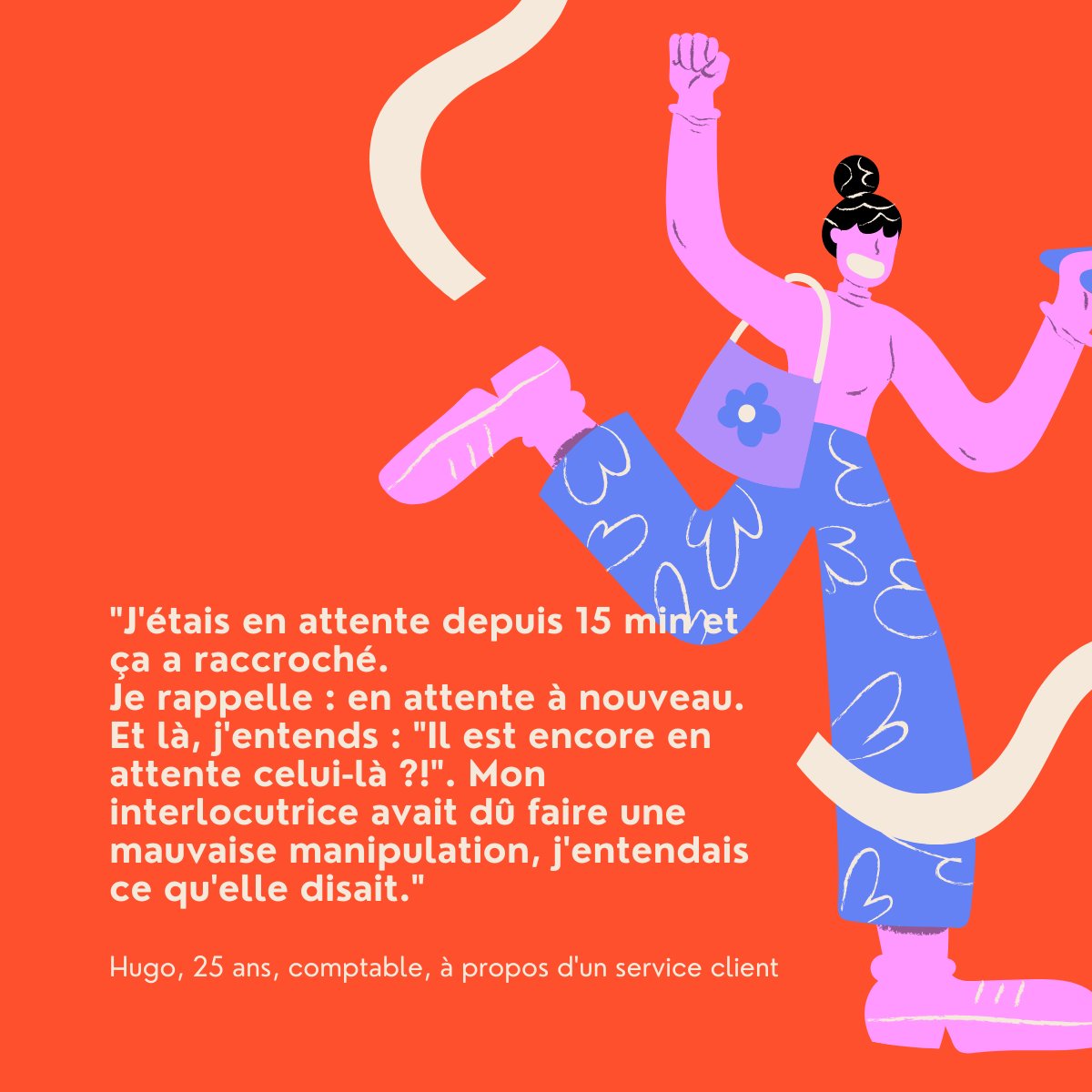 #InspirationClient
Si, comme Hugo, vous passez encore trop de temps en attente au téléphone, faites-nous signe !

#assistancetéléphonique #serviceclient #startup #entrepreunariat #frenchtech #attentetelephone #témoignage