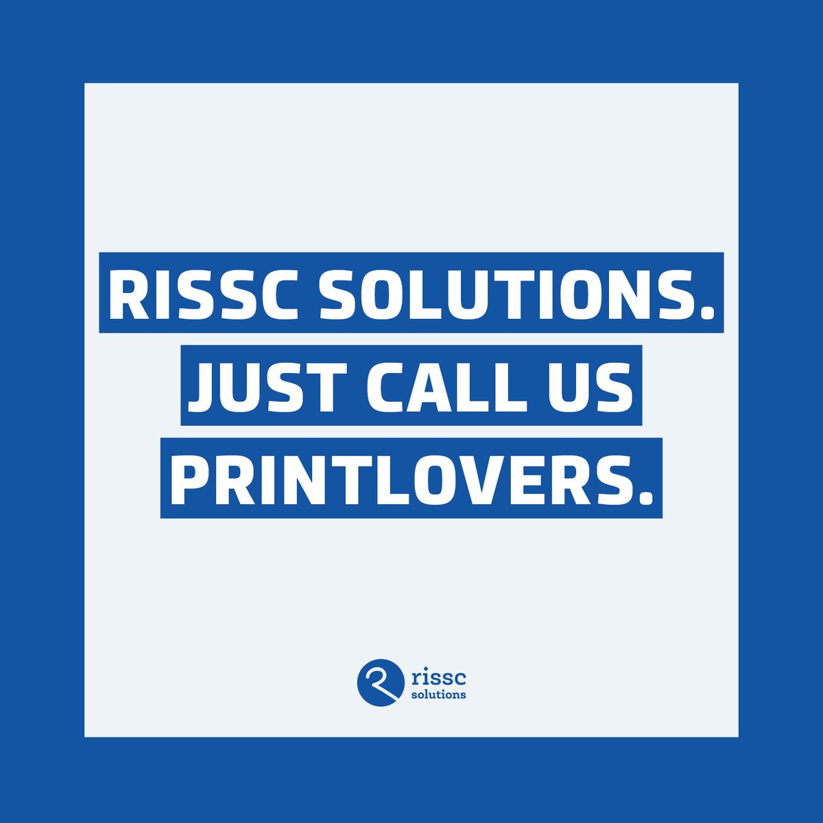 risscsolutions's tweet image. JUST CALL US PRINTLOVERS. Warum? Das erfahren Sie unter: rissc.de

#onlineprint #performance #rissc #risscsolutions #printformer #printformerIO #shopify #web2print #web2publish #discoveringnewdimensions #readyforfuture