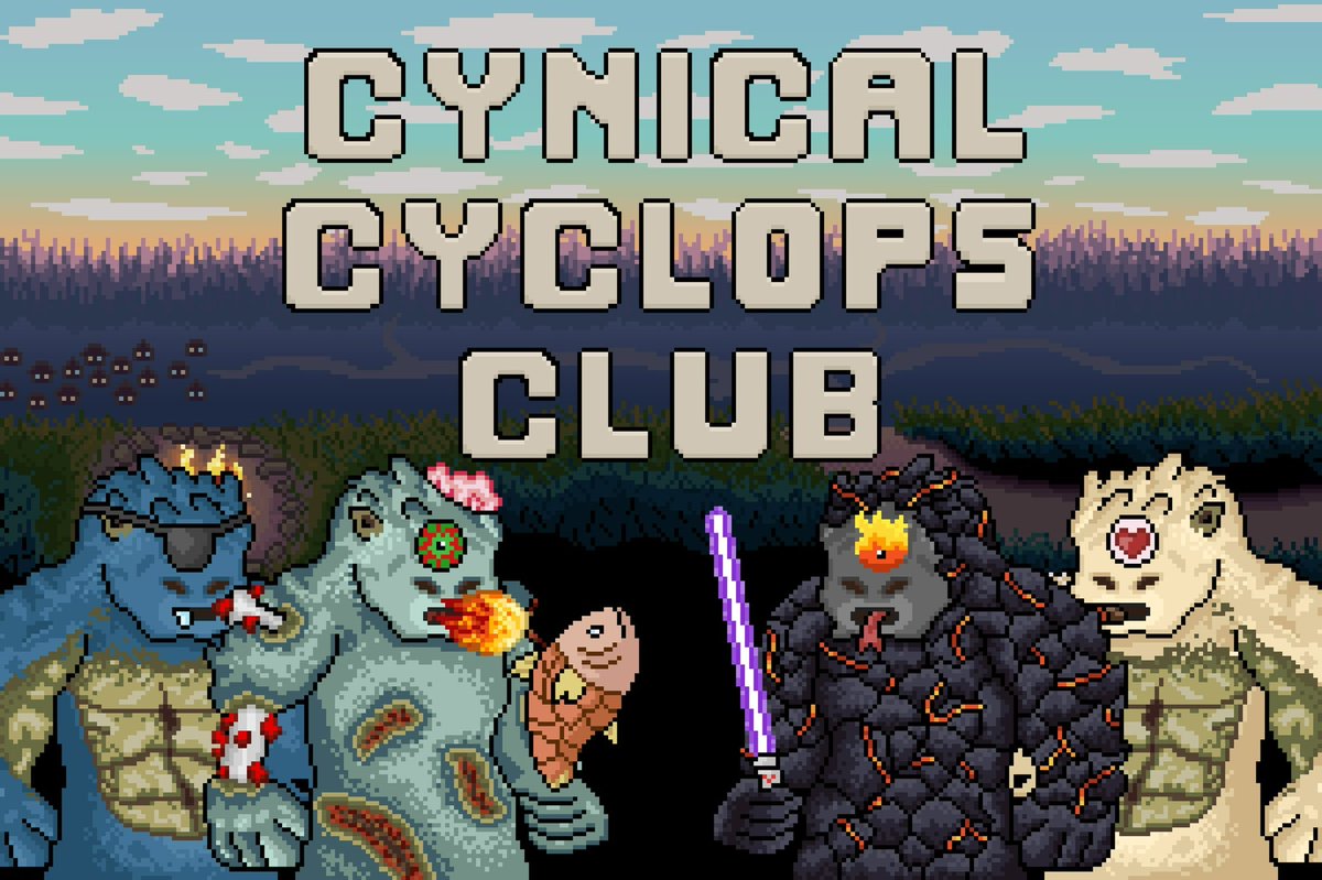 Cynical_Cyclops's tweet photo. Excited To Announce The Launch Of The Cynical Cyclops Club Website, Where You Will Find Everything You Need To Know About The CCC. 👁
https://t.co/ABoS2ca4Au WAGMI
 #SOL #SolanaNFT #NFT https://t.co/UtffIK2gdd
