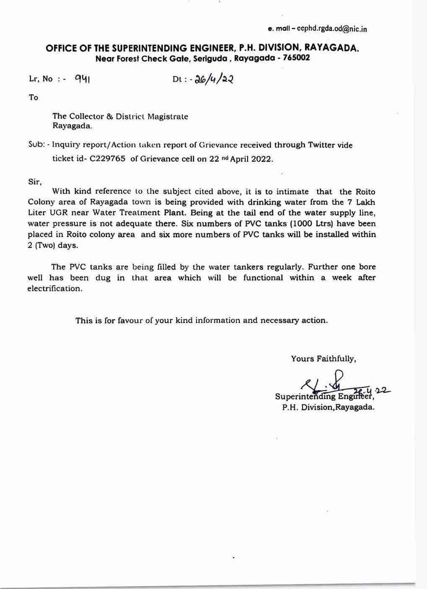 PhdRayagada's tweet photo. @aim_of_help @CMO_Odisha @MoSarkar5T @eic_pheo @DM_Rayagada @Rgda_Mplty https://t.co/nQajdVINTe