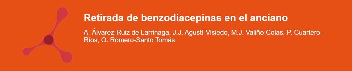 RevNeurol's tweet photo. Nuevo artículo de Revista de Neurología: Retirada de benzodiacepinas en el anciano

Por @Sociedad_SES

Artículo disponible en >> https://t.co/AAigtDtLdq
#RevNeurol #RevistaNeurologia https://t.co/9qoZTeqUxc