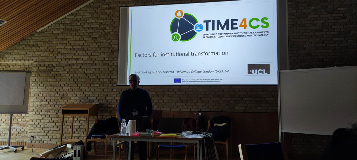incentive_eu's tweet photo. #InstitutionalChanges to promote #CitizenScience
Lots of the @incentive_eu team attended the #CitSci2022DK session by our friends @Time4cs yesterday🙏
@mhaklay from @ucl discussed factors for institutional transformation and Rosy from @CitSciZurich shared actions from her hub🔝 https://t.co/o2fQvRJlMB