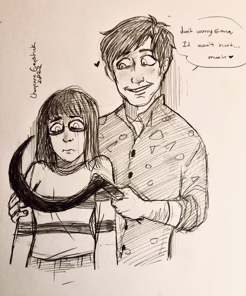 cageyshick's tweet photo. #PuppetCombo #MurderHouse #TomSmith #Emma #Sketches #Doodles #Fanart https://t.co/FnEQVDBebI
