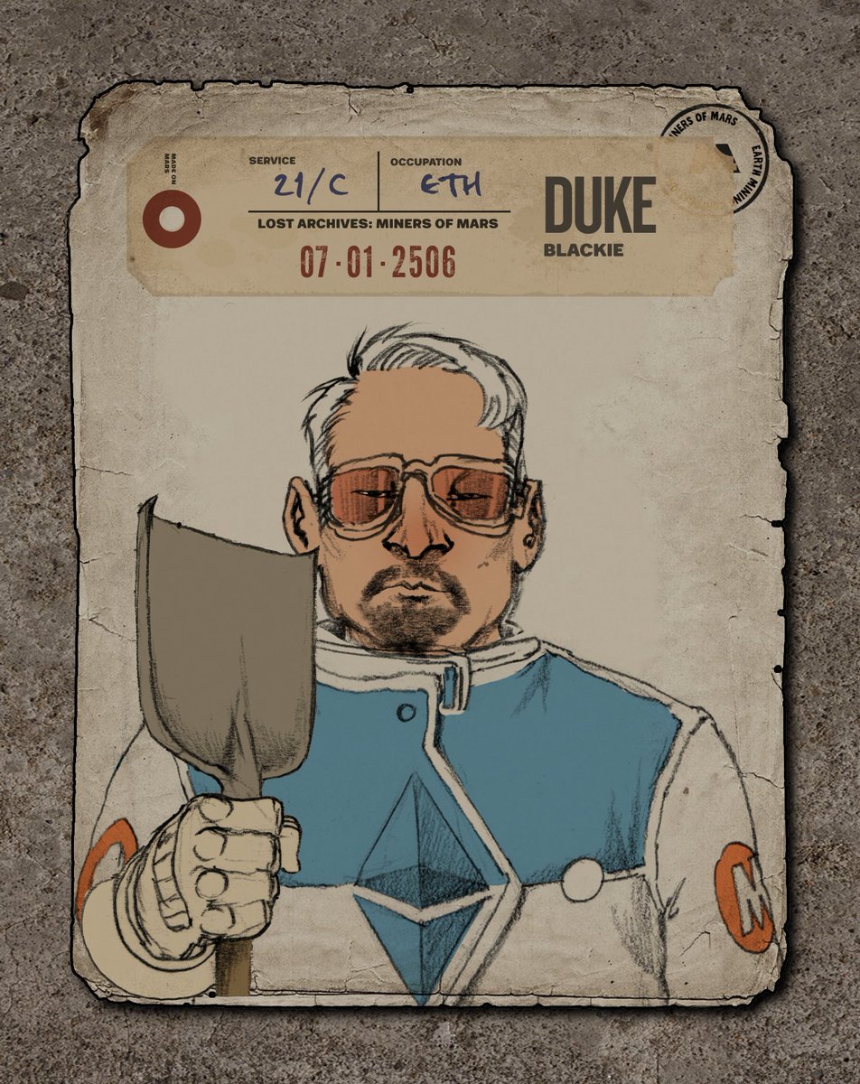 CapJulucaNFT's tweet photo. I spent my first waking hour in the NFT space and discovered this project on Solana @MinersofMars. Art by Marvel comic artist - so I bought one. I've given up trying to predict the success of new projects, but this one does have a credible team and an engaging roadmap. https://t.co/UAFTqiNZiJ