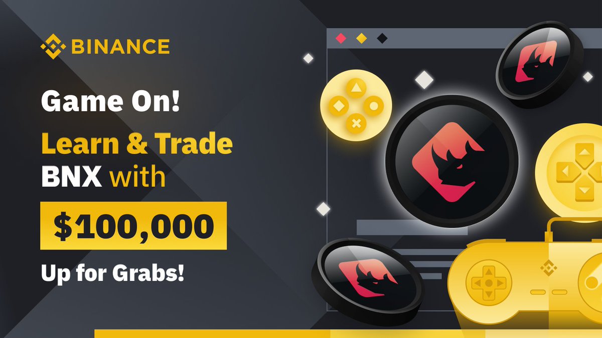 Learn &amp; Trade <a href="/binary_x/">Cici</a> $BNX for the opportunity to share a prize pool of $100,000! 

Get involved ➡️ binance.com/en/support/ann…