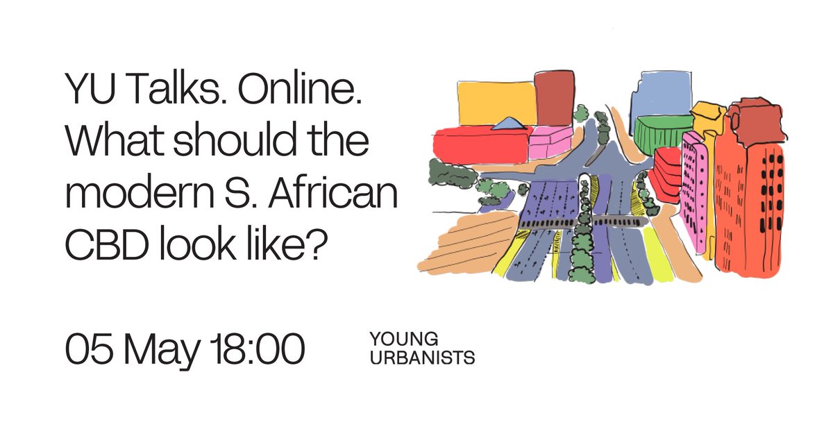 Young Urbanists South Africa (@young_urbanists) on Twitter photo YU TALKS
What should the modern South Africa CBD look like looking at <a href="/CityofCT/">City of Cape Town</a>?
Facilitated by <a href="/urbanjodi/">Jodi Allemeier š</a>, the panel will be joined by <a href="/UrbanLo/">Lorenzo Davids</a>, <a href="/contestedspaces/">Kirsten Wilkins</a> from <a href="/OpenStreetsCT/">Open Streets Africa ( localsouth.bsky.social)</a>, <a href="/LisaKaneZa/">Lisa Kane</a>, <a href="/AriadneBaskin/">AriadneBaskin</a> & Rhuben Jacobs looking into this.
>> shorturl.at/ruSU0 YU TALKS
What should the modern South Africa CBD look like looking at <a href="/CityofCT/">City of Cape Town</a>?
Facilitated by <a href="/urbanjodi/">Jodi Allemeier š</a>, the panel will be joined by <a href="/UrbanLo/">Lorenzo Davids</a>, <a href="/contestedspaces/">Kirsten Wilkins</a> from <a href="/OpenStreetsCT/">Open Streets Africa ( localsouth.bsky.social)</a>, <a href="/LisaKaneZa/">Lisa Kane</a>, <a href="/AriadneBaskin/">AriadneBaskin</a> & Rhuben Jacobs looking into this.
>> shorturl.at/ruSU0