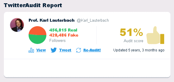 Club12D's tweet photo. Ein näherer Blick auf die Leute, die nicht mit Elon Musk Twitter leben können
Und damit es fair ist, zum Vergleich Elon Musk
https://t.co/SQk783Sp1z
#Meinungsfreiheit #FollowerBots #Bots https://t.co/0GRU0vD3jQ