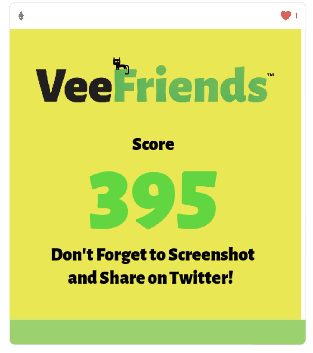 Props to you <a href="/garyvee/">Gary Vaynerchuk</a> and thanks to a successful mint of <a href="/veefriends/">VeeFriends</a> Series 2 I also managed to get flooded with nostalgia of playing snakes 🐍 (Blockage) on Nokia. Always need to be grateful 🙌🏼