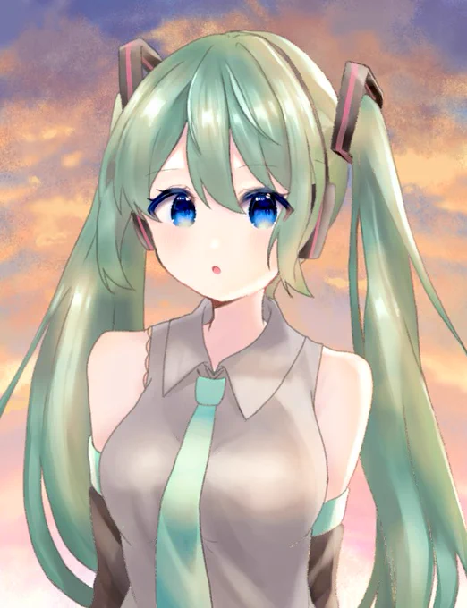 光の勉強
#初音ミク 