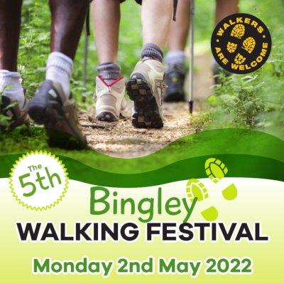 Come and join us on Bank Holiday Monday 2nd May for our 5th Walking Festival! A choice of 4 different walks and a Nordic Walking taster session. More info here 👉 bingleywalkersarewelcome.org.uk/events/walking… #visitbradford #walking #westyorkshire