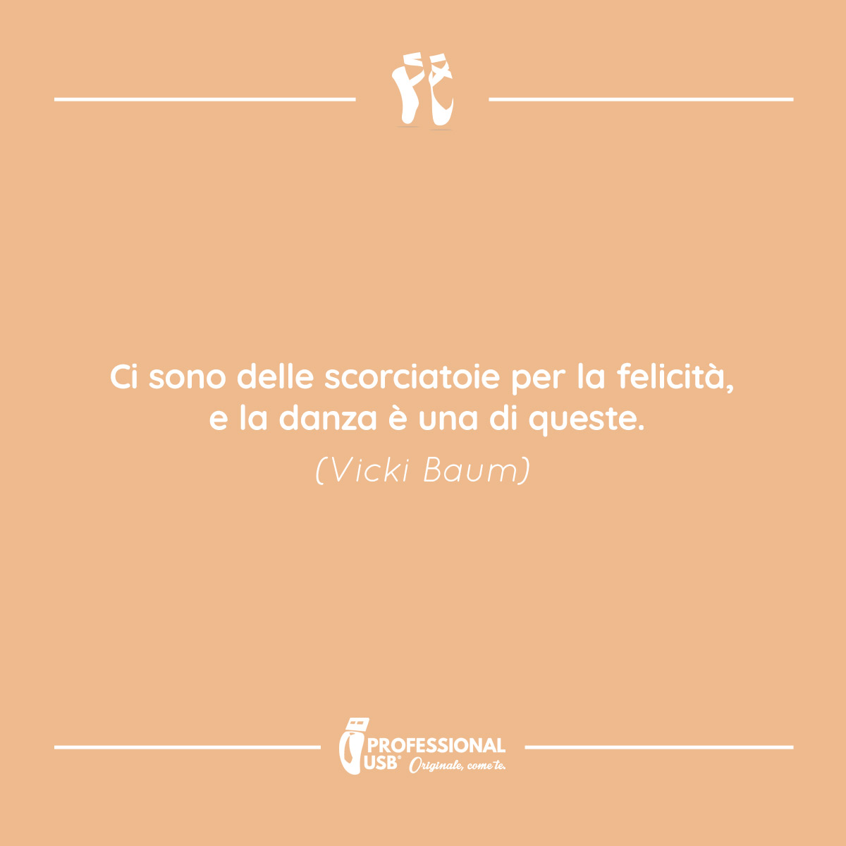 ProfessionalUsb's tweet photo. La vita sceglie la musica, noi scegliamo come ballarla
#giornatadelladanza #dance #vickibaum #ProfessionalUSB #originalecomete #idearegalo #gift #pendrive #gadget #gadgetpersonalizzati #giftusb #regali #regaliaziendali #regalilowcost #regalionline #ideeregalo https://t.co/Ga2qha5eVG