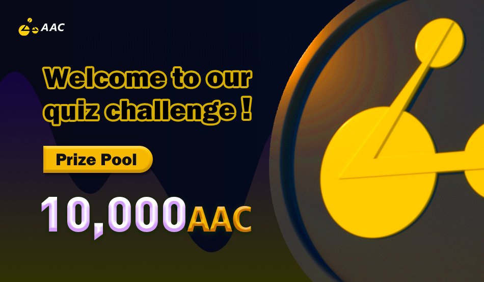 DoubleA_chain's tweet photo. #Quiz event on the $AAC Bridge with prize pool! 
Let's see if you understand our newly built Double-A Chain Bridge.
Response by: Midnight of Apr 29rd.
Prize pool: 10,000 #AAC #airdrop for five lucky users to share. LIKE AND RETWEET BEFORE SUBMITTING!
Link: https://t.co/VPVJjASzAN https://t.co/JxtZTZhjGq