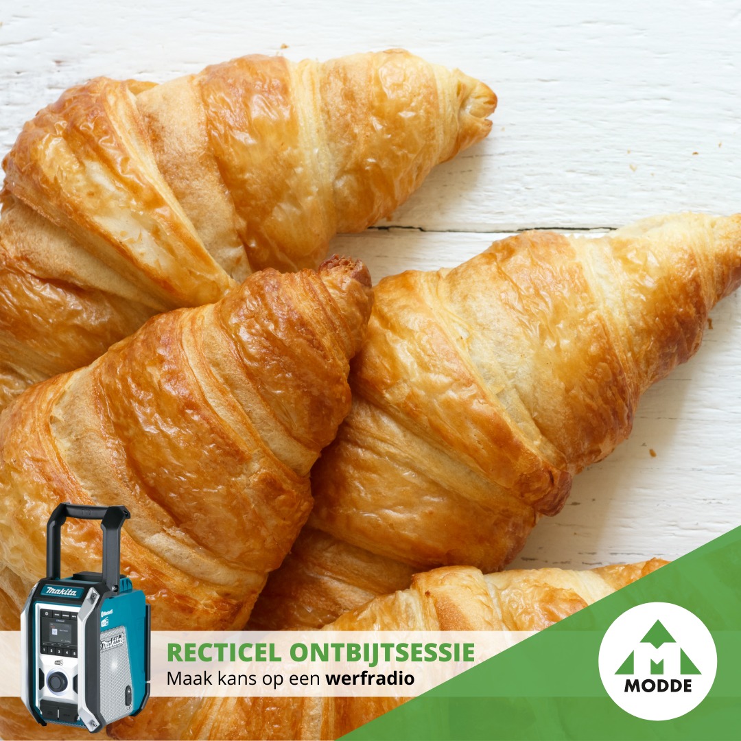 🥐 Van 7u tot 10u verwelkomen we je in <a href="/ModdeBouw/">Modde Bouwmaterialen</a> Heule voor een heerlijke Recticel ontbijtsessie. Stel er al je isolatievragen aan de Recticel Experts en bovendien maak je kans op een Makita Werfradio!
👉 Meer info via modde.be/nl/recticel-on…