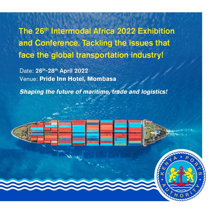 Kenya_Ports's tweet photo. The 26th Intermodal Africa Exhibition and Conference is finally here. 
Delegates will be at the Port of Mombasa for a tour of the facility including the new cruise terminal and other key infrastructure at the port.
#IntermodalAfrica
#Shipping 
#Ports https://t.co/i5Wj1fVFk8