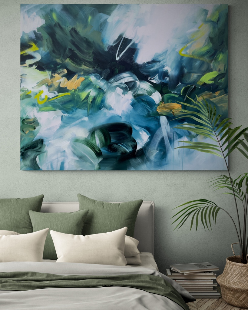 Nature Calls, 1.5m x 1.2m 

#WomeninNFT #NFTpainters #NFTcommunity
