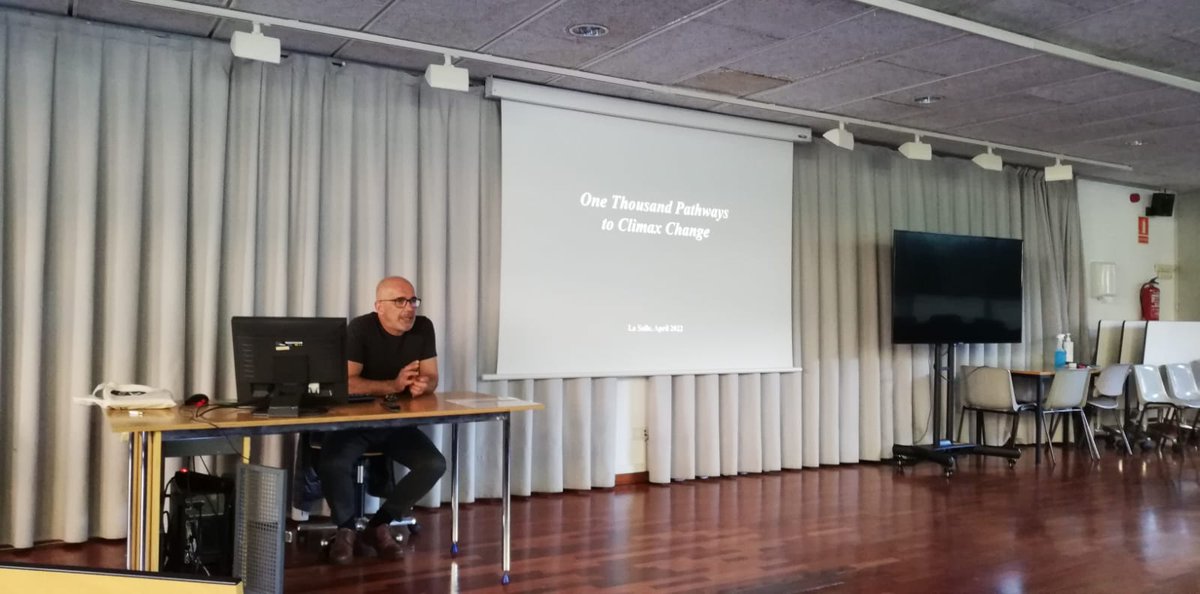 actar_publisher's tweet photo. Yesterday we joined @pedrogadanho, author of the upcoming title #CLIMAX #CHANGE at @LaSalleBCN #ETSALS @IRLlull for his #lecture: A Thousand Paths to Climax Change.
Stay tuned for updates on this #necessary book. https://t.co/1IXHgTqms9