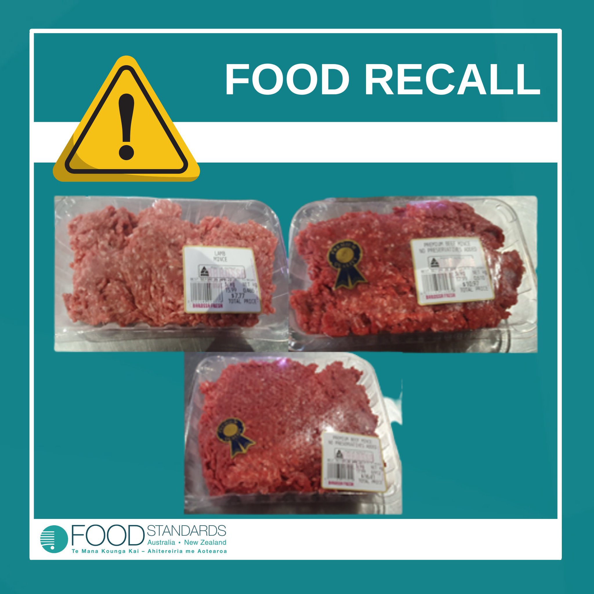FoodStandardsAusNZ on Twitter "⚠️Food Recall⚠️The Community Co