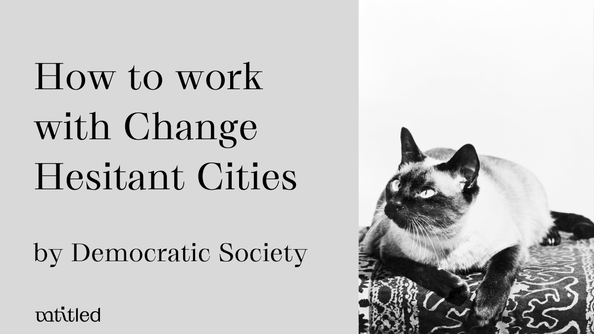 ImagineUntitled's tweet photo. How to mobilise climate action even in cities that are hesitant to act? Join us this Thursday to discuss with climate democracy champion @demsoc sharing its fresh findings on the topic. 

Sign up for this UNTITLED x DISCOVER Open talk on Thu 28 April: https://t.co/UQR0Y40M9E https://t.co/a7HruO1Sqx