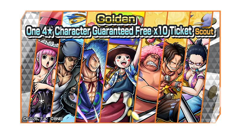 ONE PIECE Bounty Rush on X: 2023 New Year's Scout #4! The 2023 New Year's  Scout #4 with characters like FILM GOLD Gild Tesoro and STAMPEDE Boa  Hancock is now on! The