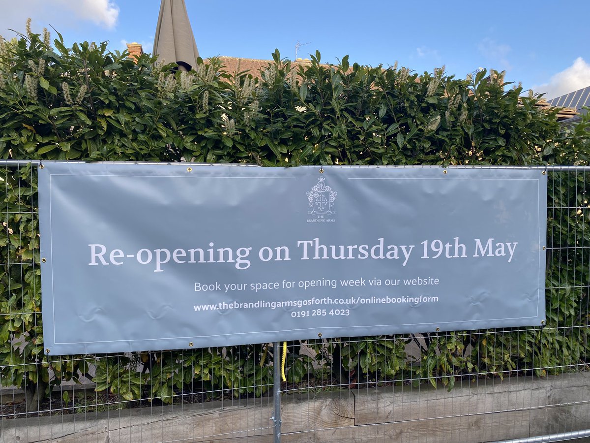 Fence is up, banner is up, furniture removed and painting has started. We hope you guys are as excited as us for the 19th May #gosforth #gosforthhighstreet #makeover #refurb