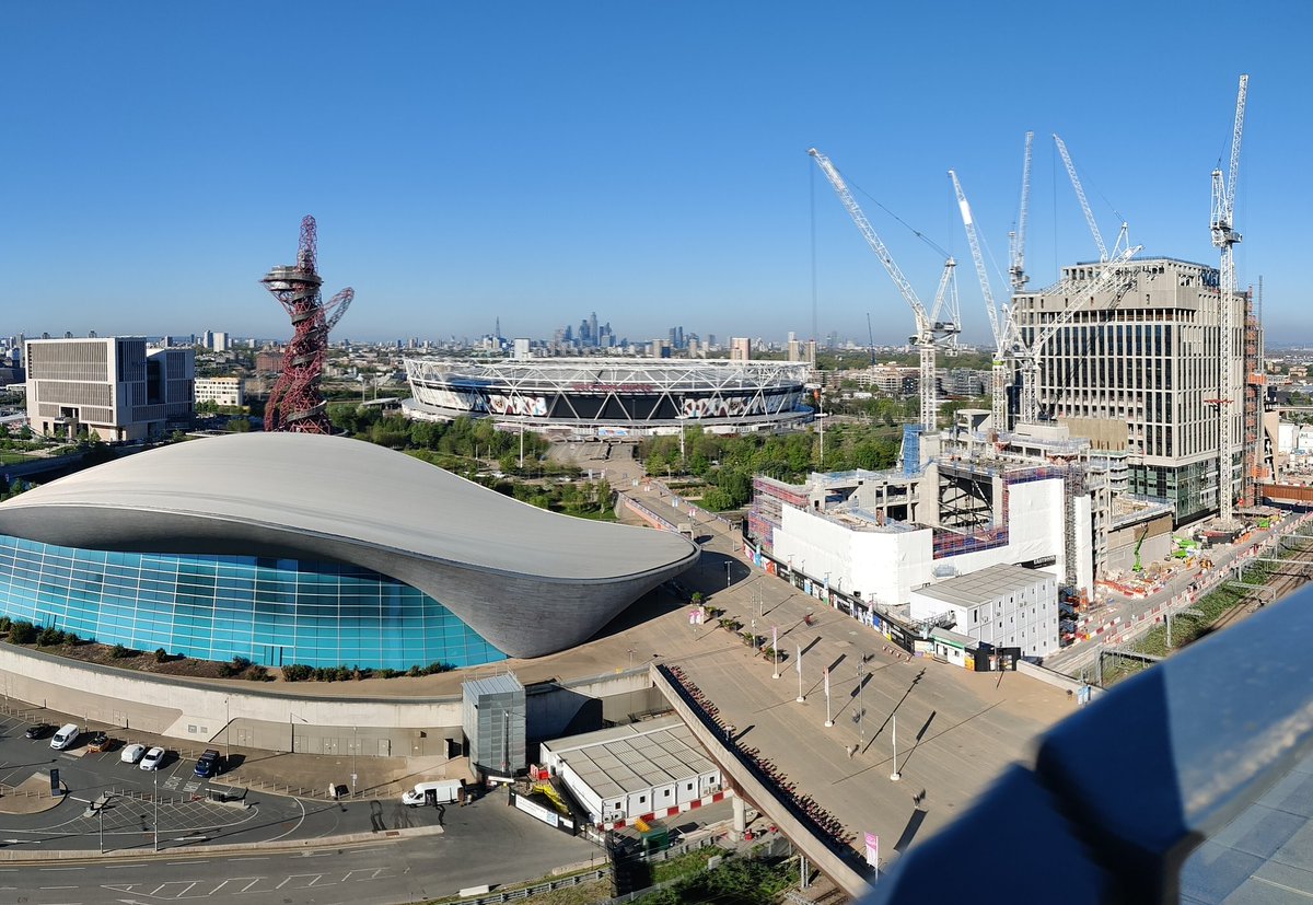 The view from our gorgeous new <a href="/LondonLegacy/">London Legacy Development Corporation</a> office <a href="/noordinarypark/">Queen Elizabeth Olympic Park</a> ❤️ #london2012
