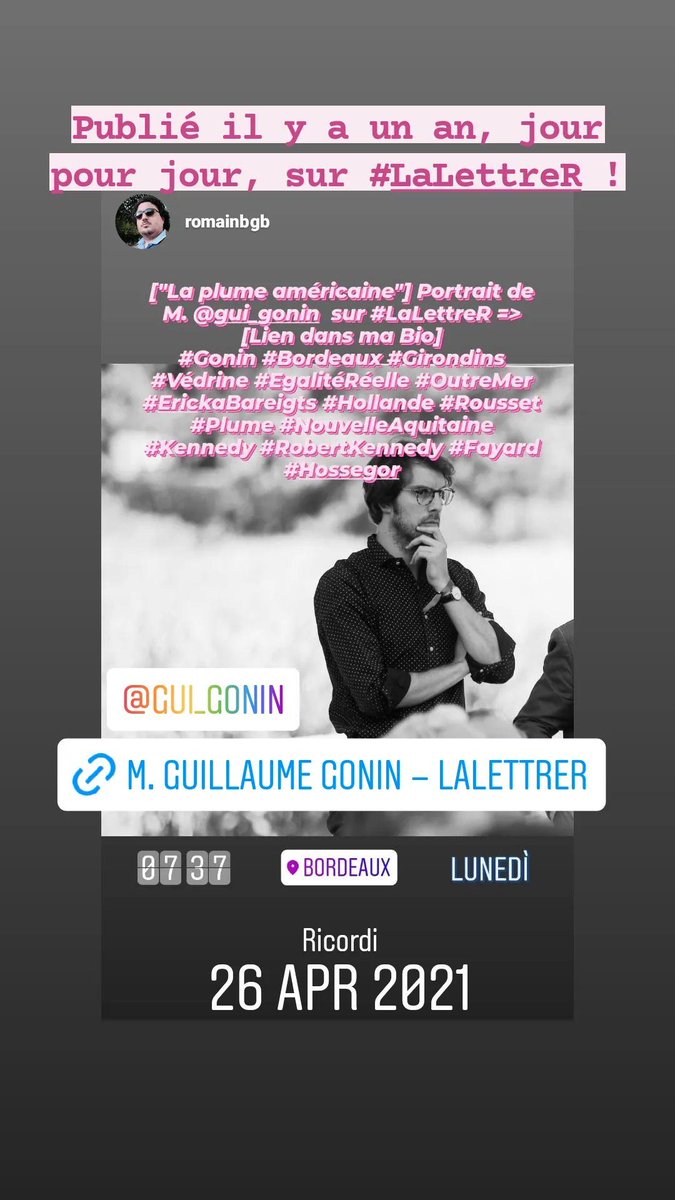 romainbgb's tweet photo. #LectureDuJour ["La plume américaine"] (Re)Découvrez l'entretien que j'ai eu, il y a un an jour pour jour, avec M. @Guillaume_Gonin, plume @al_rousset, pour #LaLettreR https://t.co/ibd89OZxH5
#Gonin #Hollande #Bareigts #Kennedy #NouvelleAquitaine #Hossegor #Girondins #Védrine https://t.co/fve1YdYLSZ