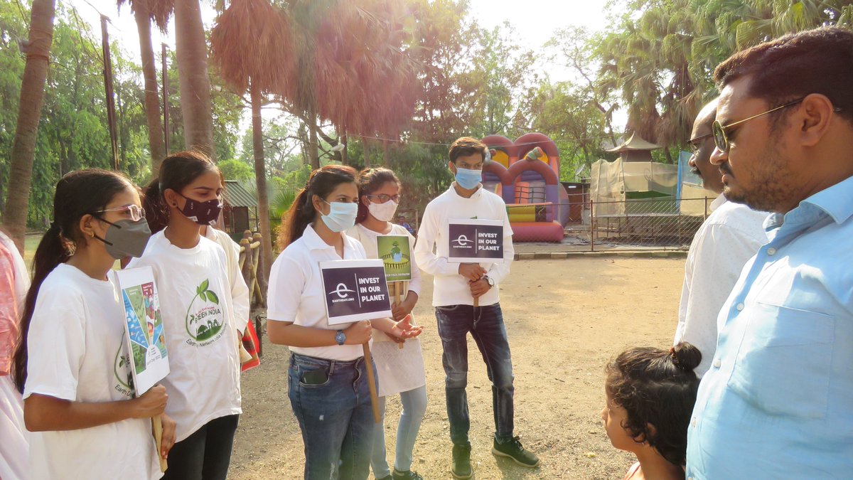 green_vigil's tweet photo. @ngpnmc & @green_vigil conducted a citizen outreach campaign at Maharajbagh on this yearβs theme of Earth Day β Invest in our planet.
#Earthmonth #EarthDay2022 #EarthDayNetworkIndia #Earthrise #Greatglobalcleanup #EveryDayEarthDay #ActsofGreen #EndPlasticPollution https://t.co/9VFAoUGNeo