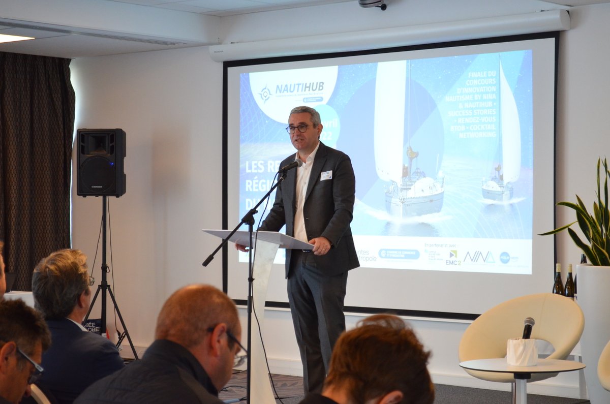 Ouverture par <a href="/RingeardA/">Ringeard Arnaud</a> , Président <a href="/NautiHub/">NautiHub</a> et <a href="/ccivendee/">CCI Vendée</a> , des 2èmes Rencontres Régionales du #nautisme ce matin au Pouliguen. Une journée propice aux échanges et au développement du business pour les entreprises de la filière.