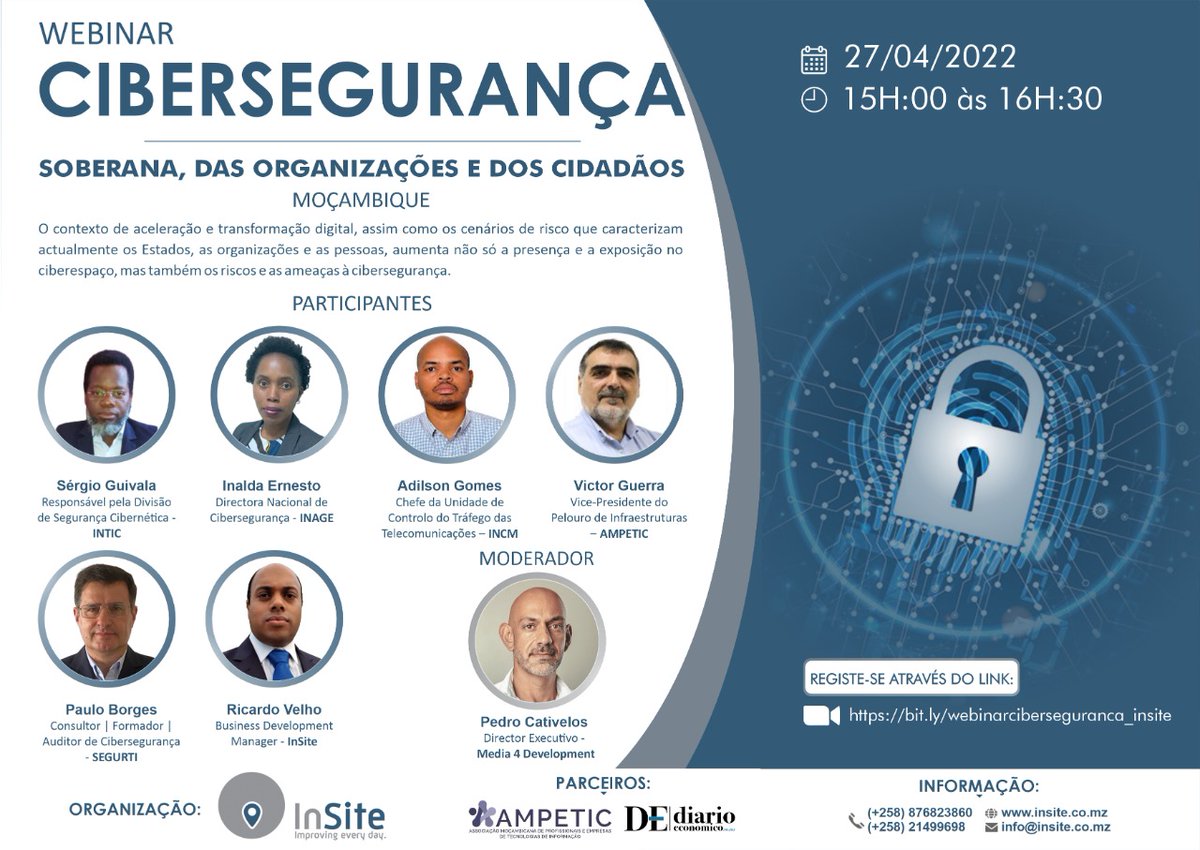 InSite09828453's tweet photo. O contexto de aceleração e transformação digital aumenta a presença e a exposição no ciberespaço e as ameaças à cibersegurança. Registe-se e participe através do link: https://t.co/fnt57DpPqP https://t.co/pKDIZjhsTU