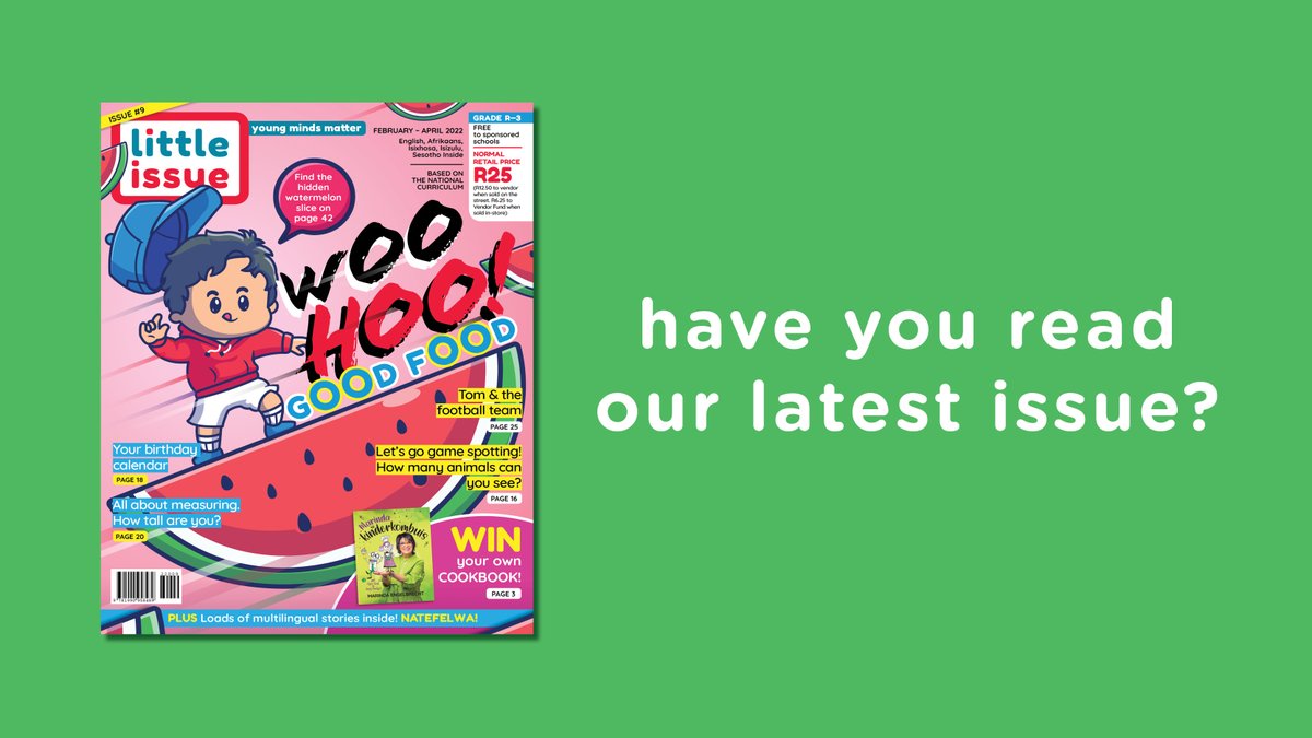 littleissue_sa's tweet photo. What was your favourite part of our current issue? 
Look out for the next little issue, out soon! #youngmindsmatter https://t.co/MPniaP5cNp