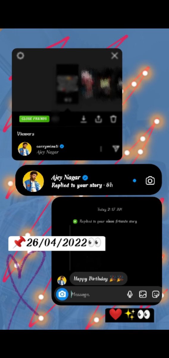 abhipsha_01's tweet photo. It's my Birthday today😊❤️!!
And damn!! He wished me on IG and made my Birthday Day so special ❤️.....Thank you very much Ajey😊🙌. https://t.co/kjPqOyNWtS