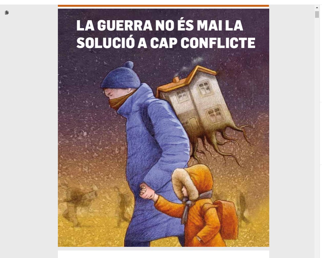 Articles amb ulls de dones del barri...gran frase de <a href="/SylvianeDahan/">Sylviane DAHAN</a> de la <a href="/VocaliaDones/">vocalia dones</a> 

🧐Capbusseu-vos en la revista de l'<a href="/AVVEsqEixample/">AVV Esquerra Eixample - 1974...2021...seguim</a> del mes d'abril, i els trobareu!

Quina portada tant gràfica, dolorosa però genial! 
 donesdenllac.org/revistes/abril…