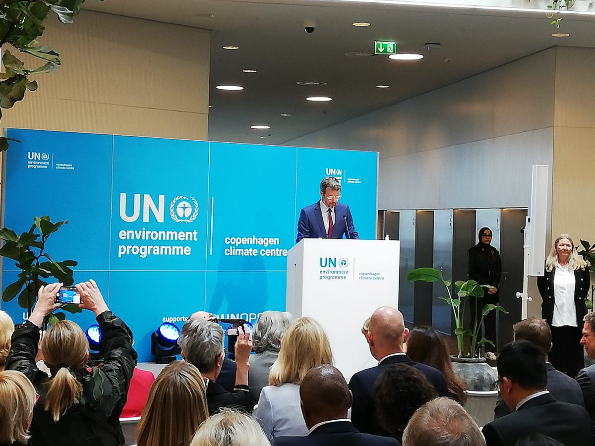 "The UNEP-CCC will support developing countries to move onto climate-resilient and low-carbon development. It will work to ensure that nobody is left behind".
#kongehuset #dkaid #dkgreen #ClimateAction