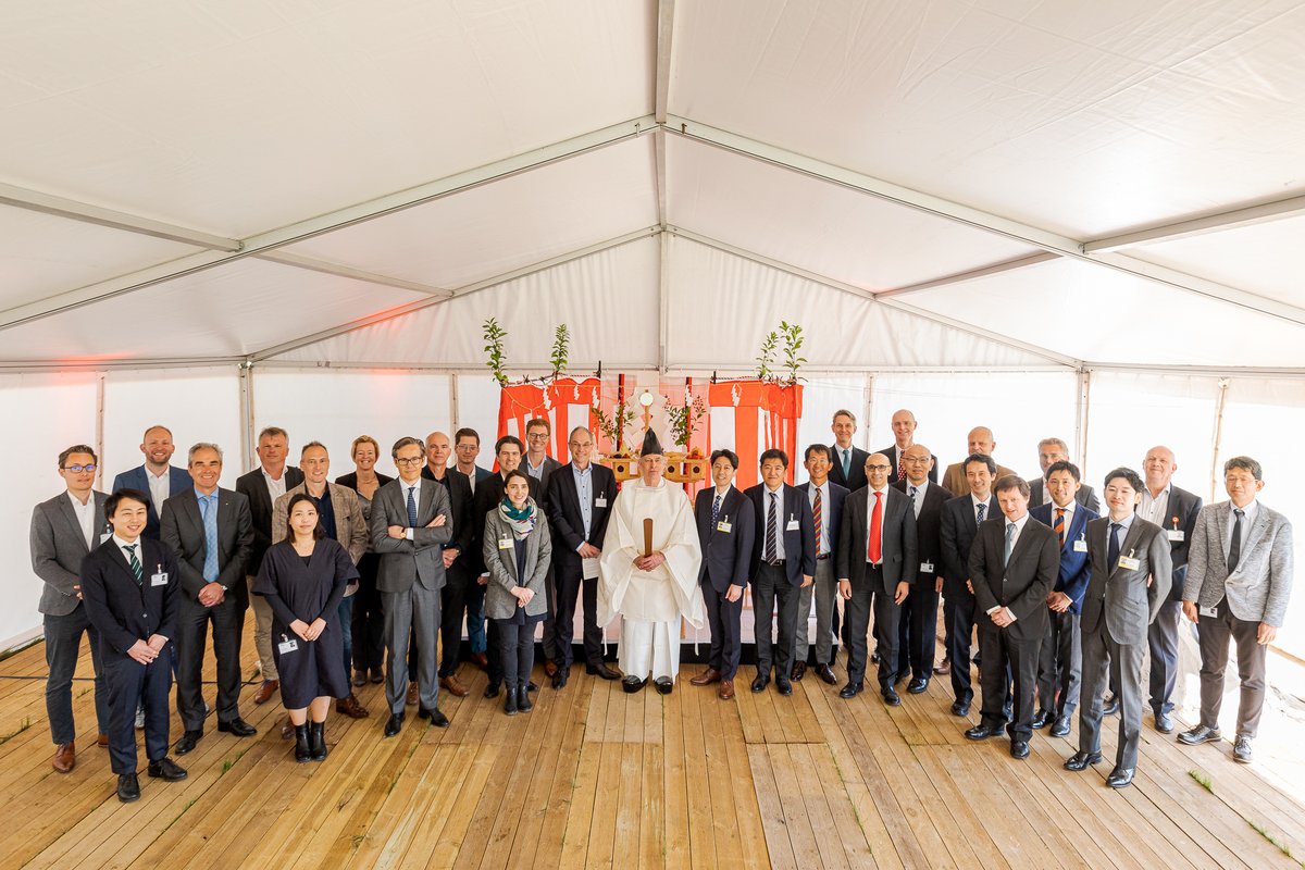 Last week, part of the Bilfinger Tebodin team experienced a “once in a lifetime event”: The groundbreaking ceremony of our project for MGC Specialty Chemicals Netherlands B.V. The ceremony took place following pure Japanese tradition. bit.ly/3EMunTs