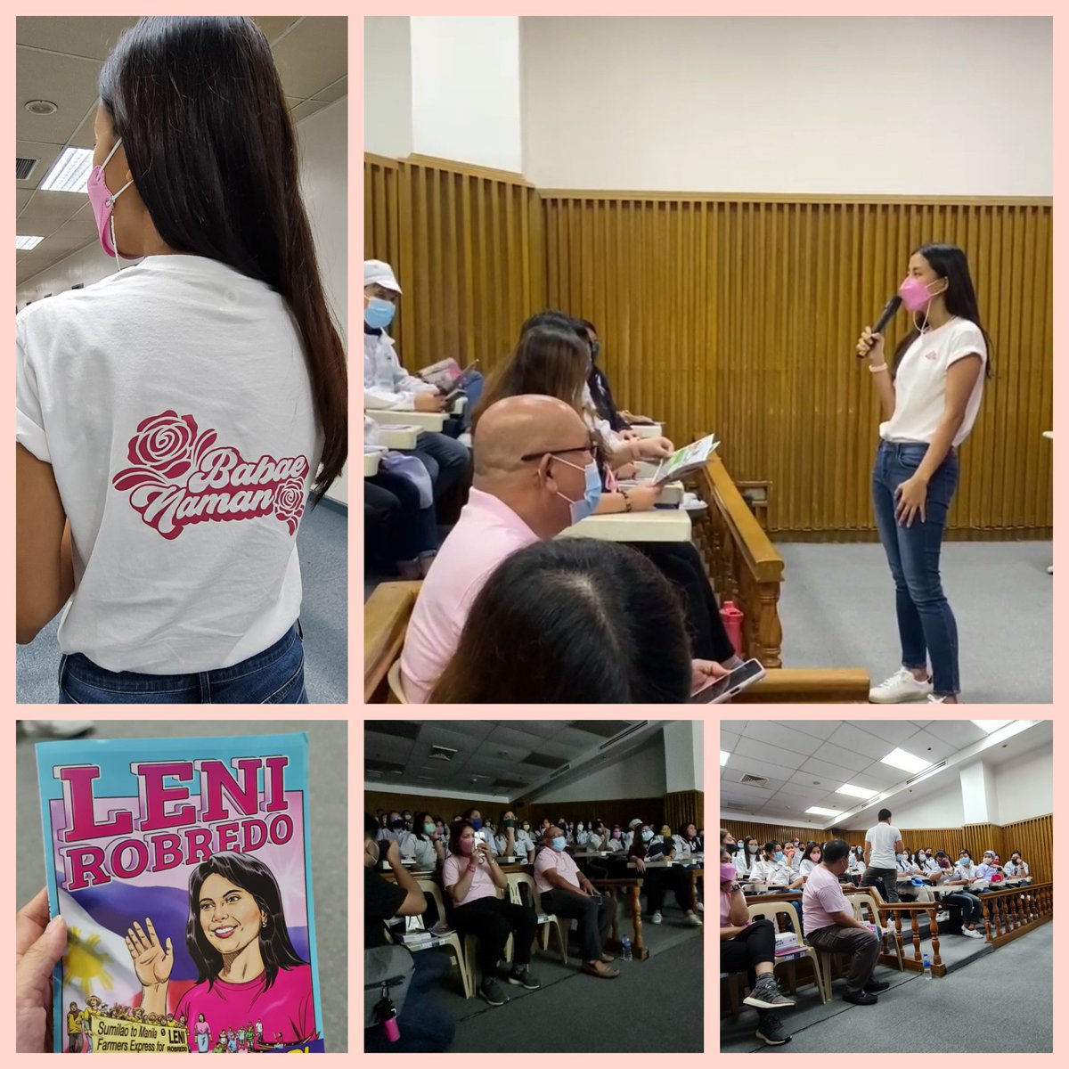 iamsuperbianca's tweet photo. Kasama ng isang volunteer group ng lawyers, educators at advocates, kami ay naimbitahan at bumisita sa isang manufacturing plant para makausap at makinig sa mga factory workers para sana'y mahikayat na sumuporta kay Leni Robredo 🌸

#VolunteersForLeni
#Office2OfficeForLeni https://t.co/8EQn4bC7g7