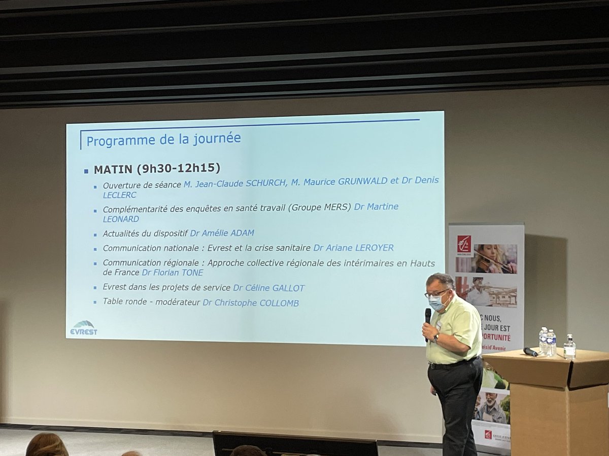 Aujourd’hui a lieu la Rencontre régionale Grand Est du dispositif Evrest à Metz. Il est bon de rappeler que La veille sanitaire fait partie des missions des services de prévention et de santé au travail