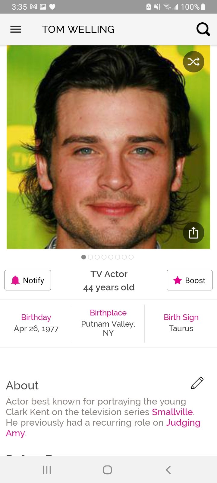 Happy birthday to this great actor.  Happy birthday to Tom Welling 