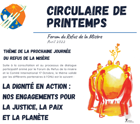 ✒️🗒️"La #dignité en action : nos #engagements pour la #justice, la #paix et la #planète" sera le thème de la prochaine #JournéeDuRefusDeLaMisère
atdfw.org/14