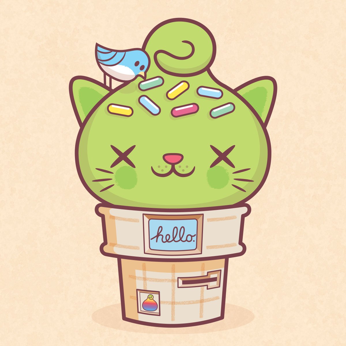 mooncath_gal's tweet photo. A new #KittyCone 💚💚💚
Picked this little cutie from the floor. Will gift this to my husband. He loves this color. 💚💚💚

Also excited to know that holders can have their own fully animated kitty in the game that is already in the works.

#CuteNFT #Kawaii #NFTCommunity https://t.co/RwDWFqBHJv