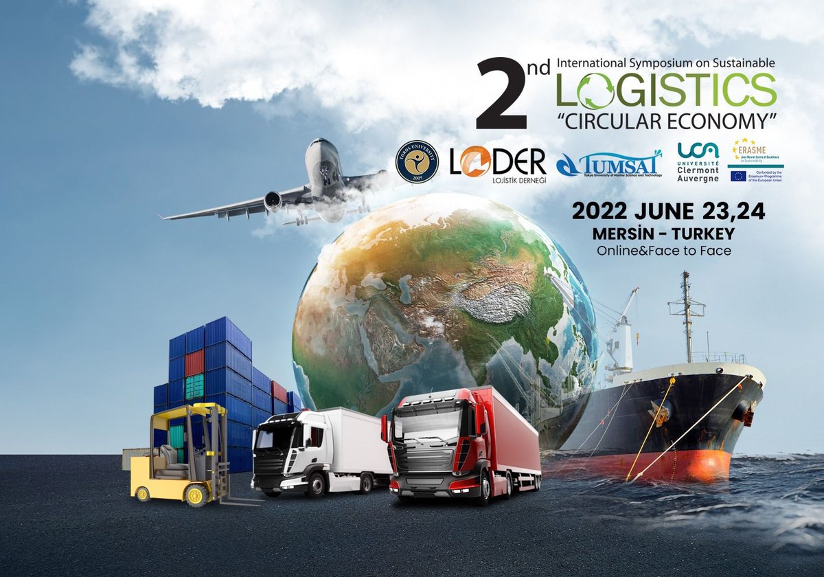 2. Uluslararası Sürdürülebilir Lojistik Sempozyumu “Döngüsel Ekonomi” temasıyla 23-24 Haziran 2022 tarihlerinde Mersin'de düzenlenecektir.

2’nci Uluslararası Sürdürülebilir Lojistik Sempozyumu'nda buluşmayı dört gözle bekliyoruz.

sustain-lgsts.com/index.php