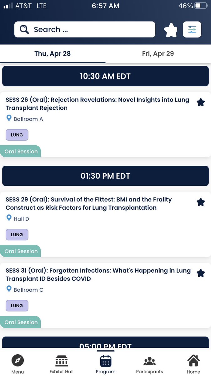 Time to set up your itinerary on the ISHLT app. <a href="/lauriesnyderMD/">laurie snyder</a> and <a href="/ISHLT/">The ISHLT</a> have something for everyone. #ISHLT2022