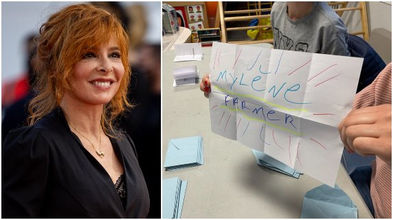 purecharts's tweet photo. Présidentielle : un électeur vote pour Mylène Farmer à Verneuil-sur-Seine https://t.co/lfRLzxN3QU https://t.co/jVH4yL8Zyr