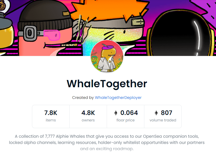 WhaleTogether secured over 200 <a href="/PREMINT_NFT/">Old PREMINT Account</a> WL spots... 🤝

At well over 2 ETH floor, that's some superb value returned to <a href="/WhaleTogether/">WhaleTogether</a> holders!💰

One of many profitable WL giveaways for Alphies!🙏

Our current floor <a href="/WhaleTogether/">WhaleTogether</a> is only 0.064 ETH 🫢