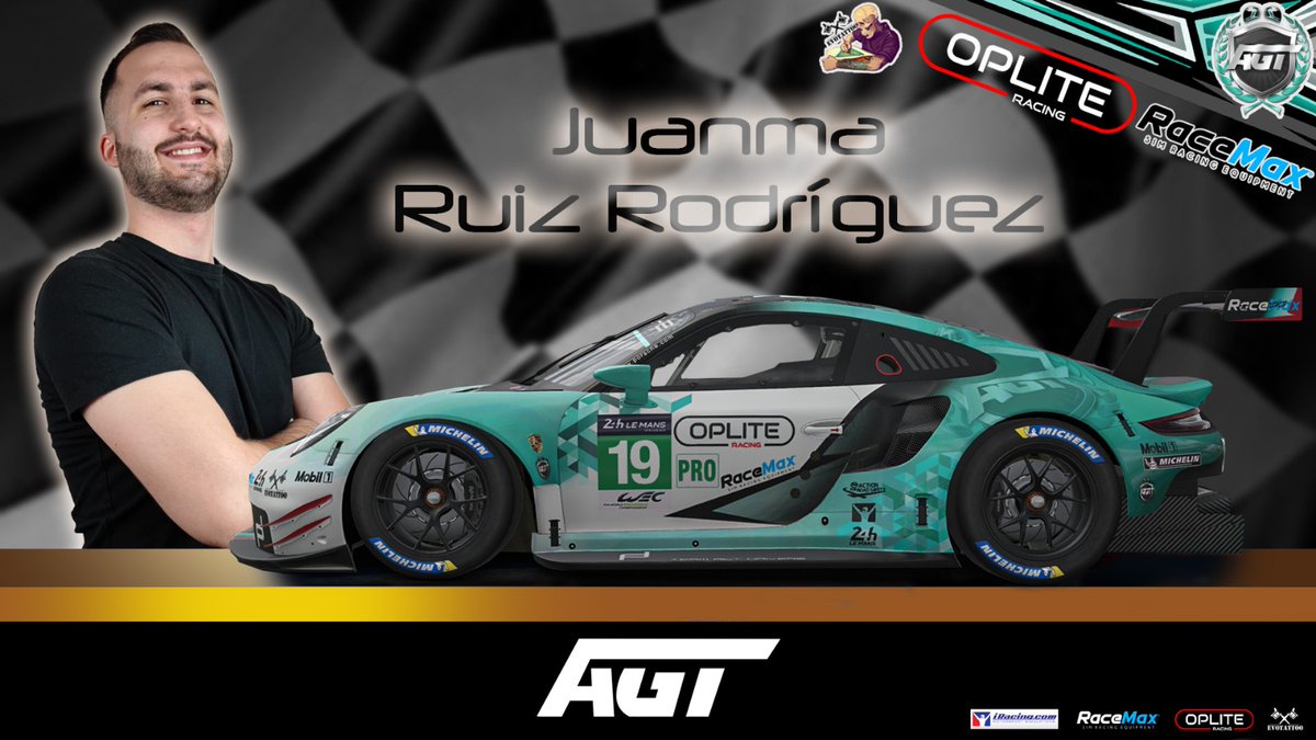 🚨AGT drivers 2022🚨

🏆Presentaciones🏆

Hoy tenemos el honor de dar la bienvenida a 

🤵🏻 Juan Manuel <a href="/urca95/">Juanma Ruiz</a> 
📍 Juanma Ruiz Rodríguez en iRacing
📆 nacido en 1995
🏠 Garrucha (Almería)
🛣️ circuito favoríto: Imola
🚘 coche favorito: Porsche/BMW