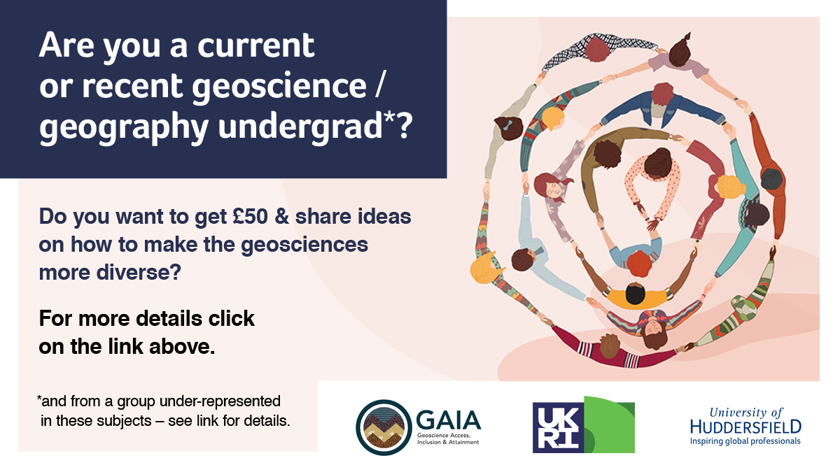 access_geo's tweet photo. Current or recent UK geoscience/geog undergrad from an under-represented group? Want to help make our disciplines more inclusive? Check out one of our @NERCscience-funded workshops! 7/5 Manchester, 24/5 and 13/6 online: https://t.co/4PpToeccKh https://t.co/rPeANOmONK
