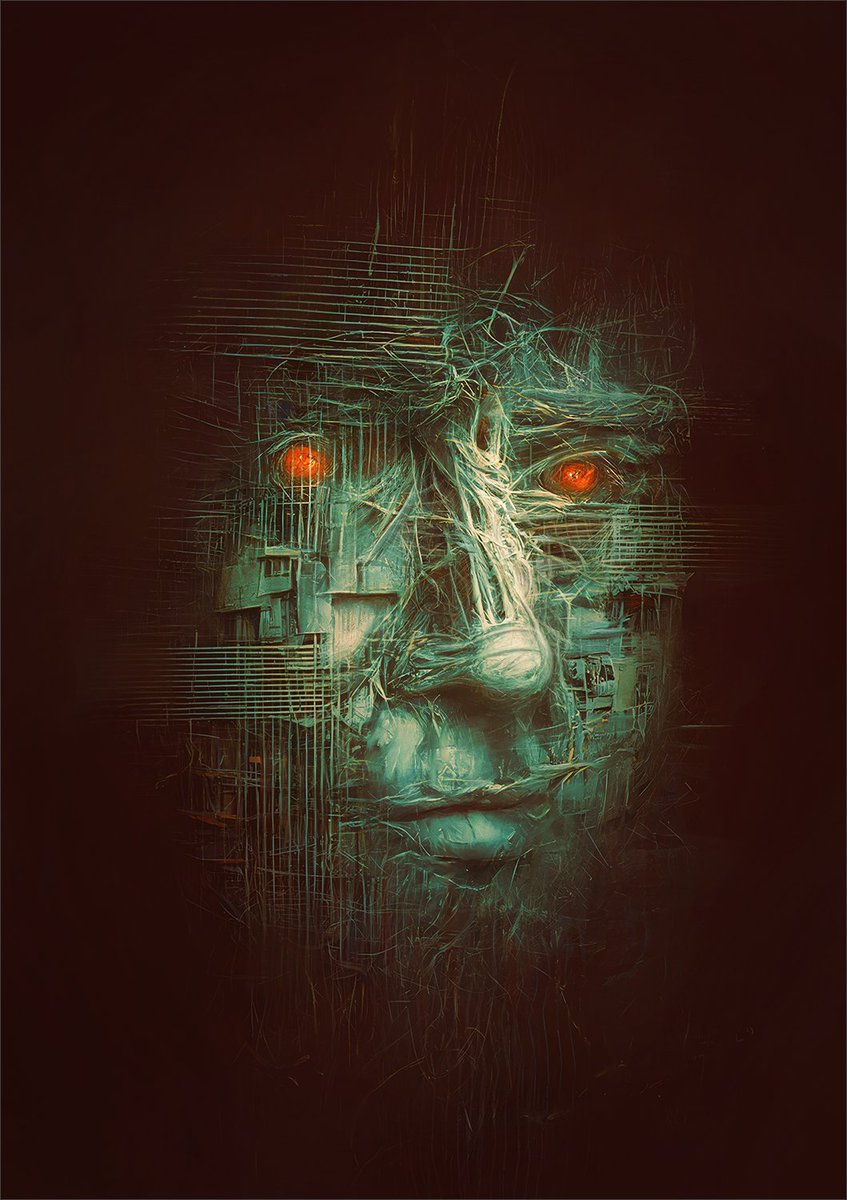 jg_irbis's tweet photo. GM.
Today I am going to mint 1st artwork from “Artificial Fears” series at @objktcom. It'll 10/10 release. Let me know which one do you want me to mint as starting one.
#NFTCommumity #objt #cleenNFT #darkart #NFTColectors #darknft https://t.co/HjABqjQFIV