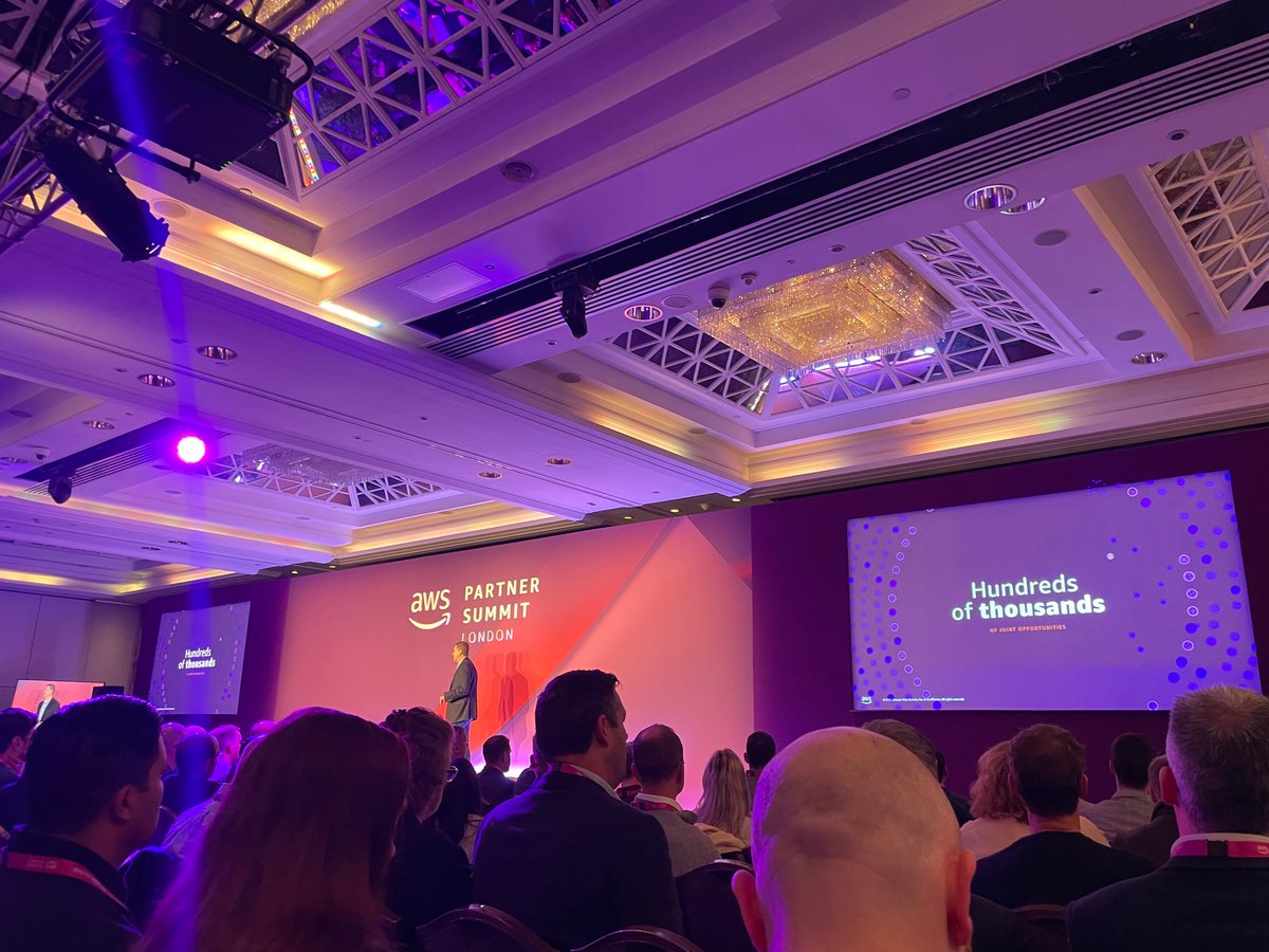 At the AWS Partner Summit London, looking forward to seeing what AWS have in store. #awspartnersummit #AWS